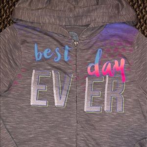 SO Sweatshirt Hoodie Jacket Grey 10 L